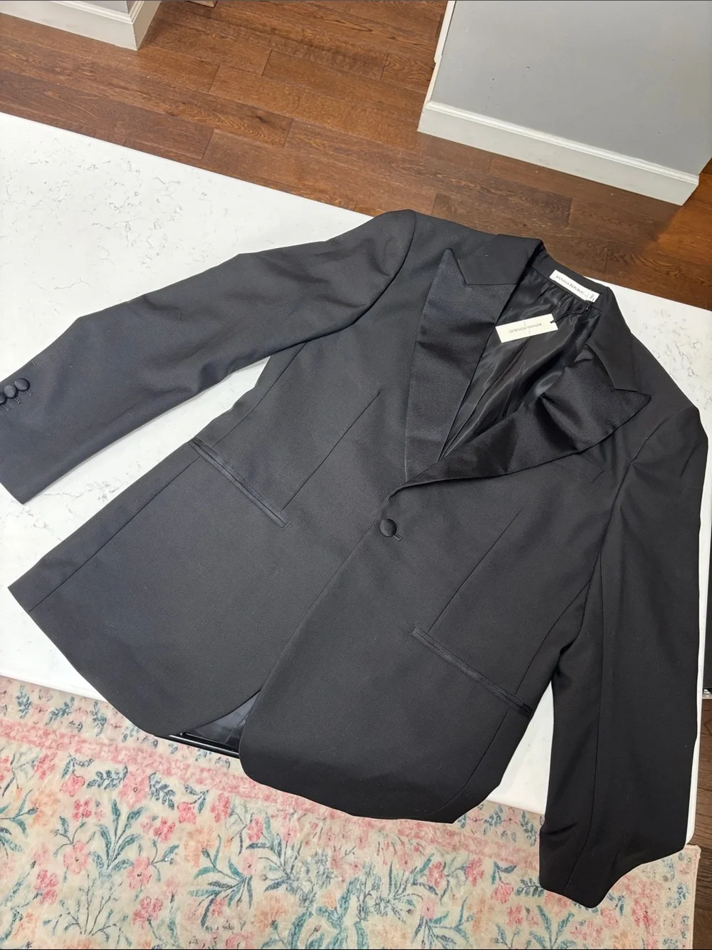 NWT SLIM ITALIAN BARATHEA TUXEDO JACKET - Banana Republic 40R